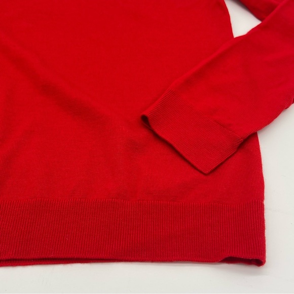 BOSS Hugo Boss Red Superfine Merino Wool Sweater – Size Medium – New with Tags - Picture 4 of 12